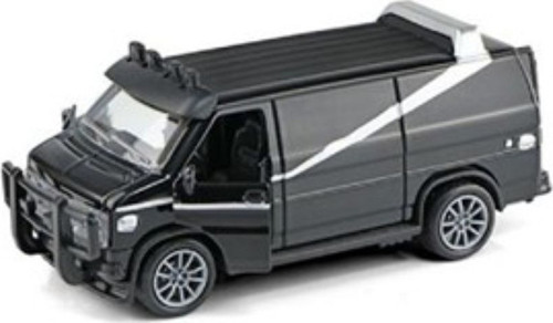 Çek Bırak Minibüs K174A19-Siyah-Gri Araba