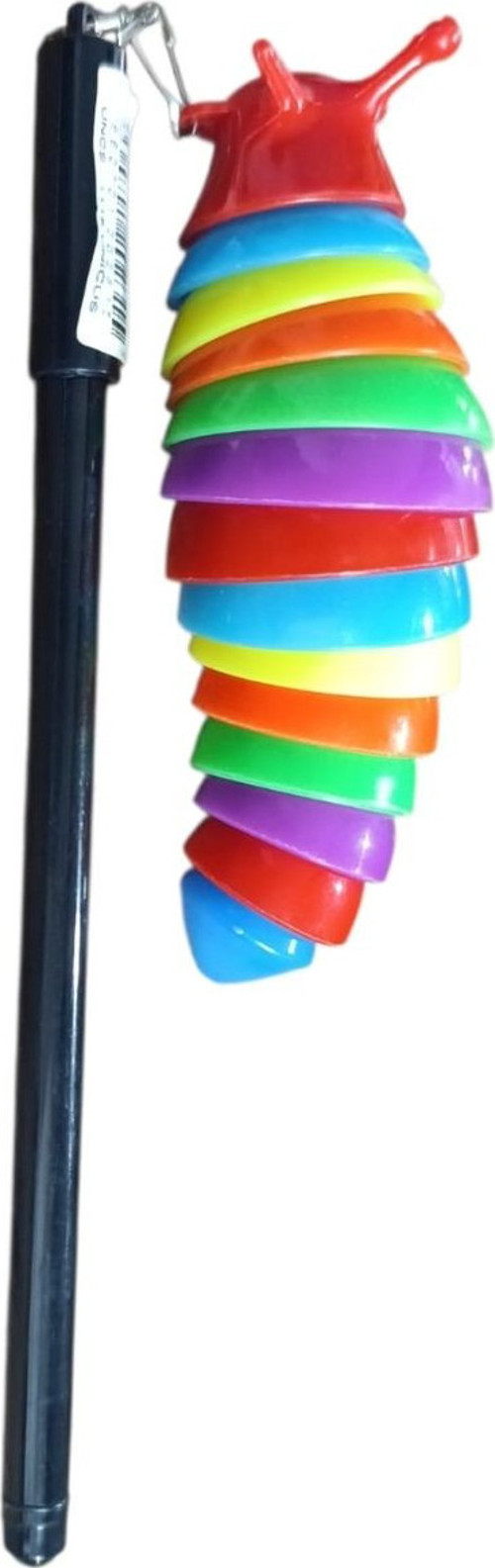 Tırtıl Koza Jel Tükenmez Kalem UNCS-1115-Siyah