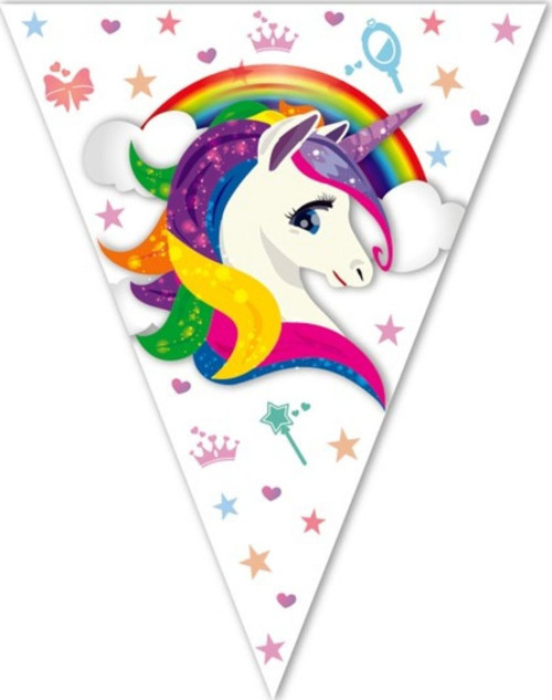 Balonevi Rainbow Unicorn Bayrak Set 2.90 mt