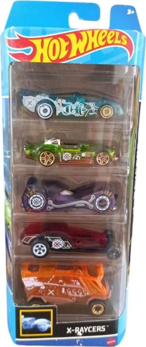 Mattel Hot Wheels X-Raycers Araba Seti Beşli 01806