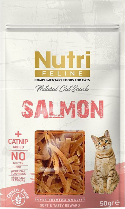 Somonlu ve Catnipli Kedi Ödül Maması 50gr