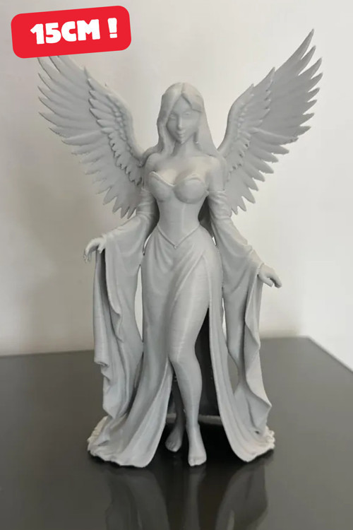 Elegant Angel – Zarif Melek Heykeli | Dekoratif Melek Figürü | Masa Ve Raf Süsü | 15Cm