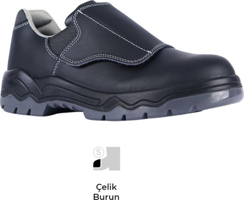 Pro Bora 096 S2 SRC Vidala Deri Çelik Burun Kaynakçı İzabeci İş Ayakkabısı