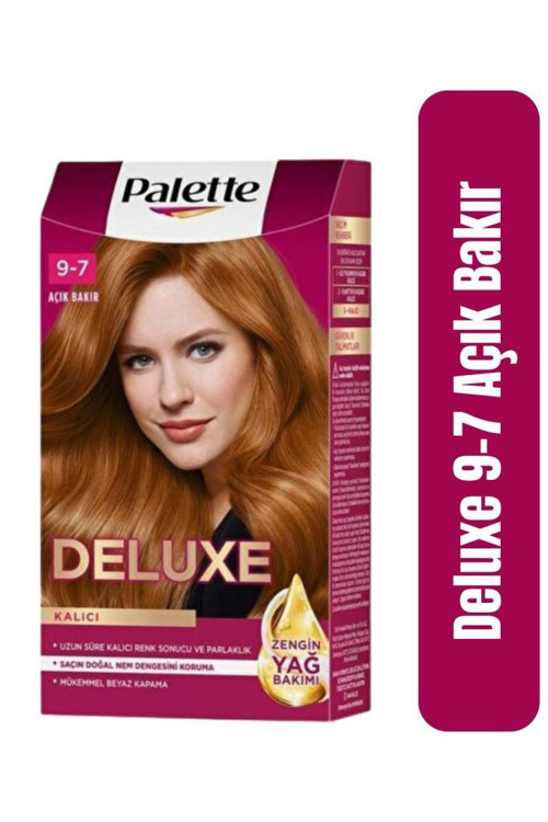 Deluxe 9-7 Açık Bakır Zengin Yağ Bakımı Kit Saç Boyası