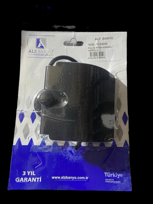 ALZ FULYA SİYAH KAPAKLI KAĞITLIK