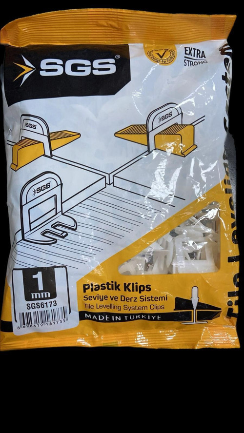 6173 DERZ SEVİYE TESPİT KLİPSİ 1MM (100AD)