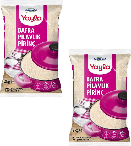 Bafra Pilavlık Pirinç 2 kg x2