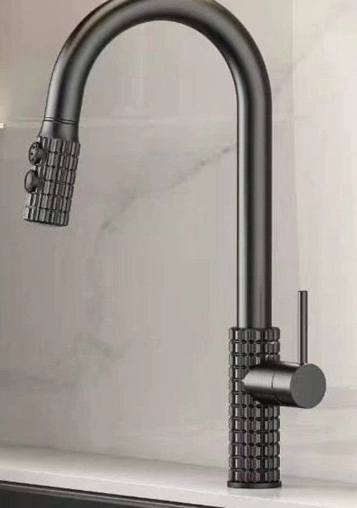 EFEKT ANTRASİT SPİRALLİ MUTFAK EVİYE BATARYASI