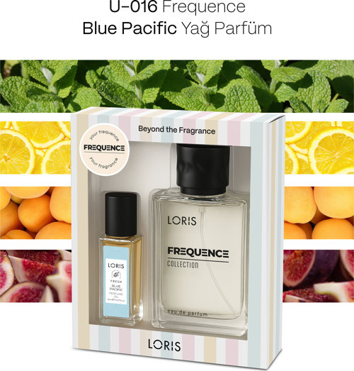 U-16 Unisex Parfüm 50 ML ve Blue Pacific Parfüm Yağı 8 ML | Özel Kutulu