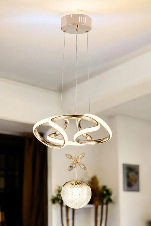 Helezyon Papatya Modern Sarkıt Salon Avize