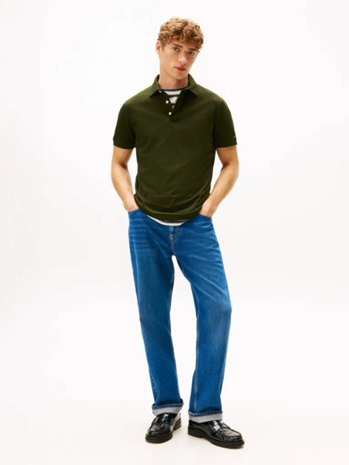 HIDDEN PLACKET REG POLO Erkek Yeşil T-Shirt - MW0MW41513