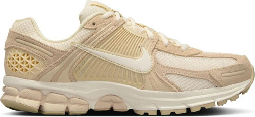 Bowerman Zoom Vomero 5 Leather Womens Sneaker Hakiki Deri Reflektörlü Kadın Günlük Spor Ayakkabı Krem