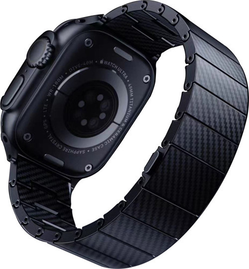 Apple Watch 40Mm Zore Krd-90 600D Karbon Fiber Kordon