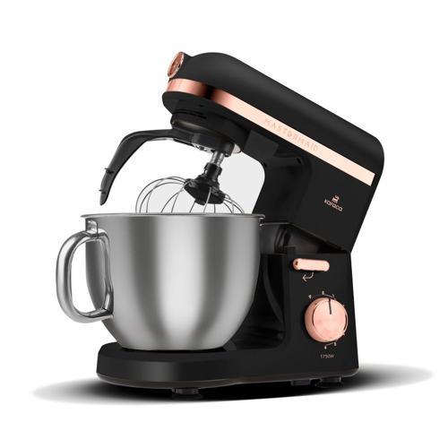 Mastermaid Chef Pro Çift Kollu Hamur Yoğurma Makinesi Matte Black Copper 1750W 5L