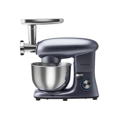 Multichef Kıyma Çekme /Sucuk-Sosis/İçli Köfte Aparatlı Hamur Yoğurma Makinesi Antrasit 1900W 5,5L