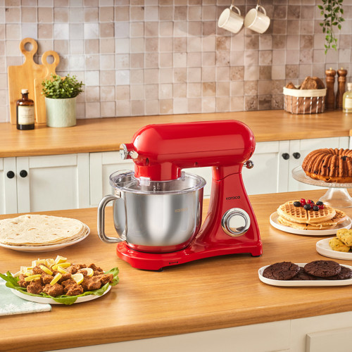 Powercast Chef Döküm Stand Mikser Red Mutfak Şefi 1800W 6,2 Lt