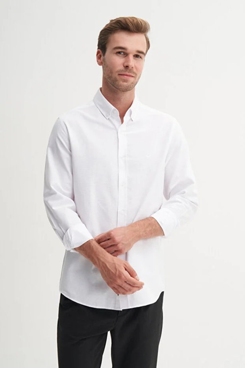 Pamuk Flam Kumaş Vintage Gömlek Regular Fit