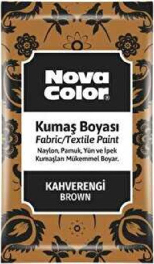 Toz Kumaş Boyası Kahverengi - 2 adet