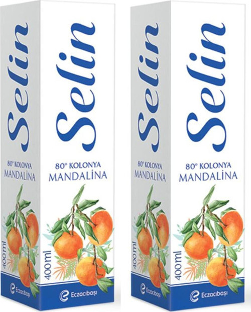 Mandalina Kolonyası Pet Şişe 400 ml x 2 Adet
