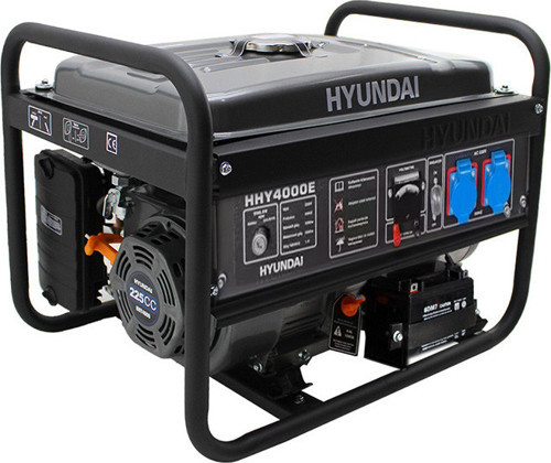 HHY4000E Benzinli Jeneratör 4.4 kVA Monofaze 220V Marşlı 15L Bakır Sargı