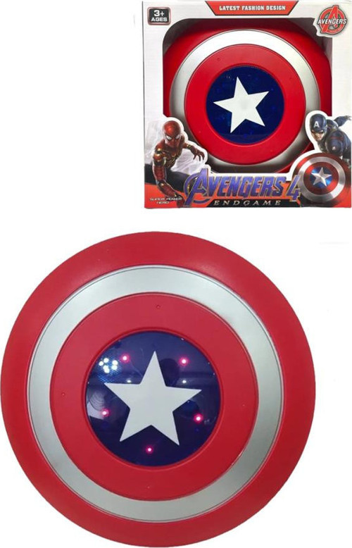 Avangers Kaptan America Temalı Işıklı Figür Oyuncak Kalkan