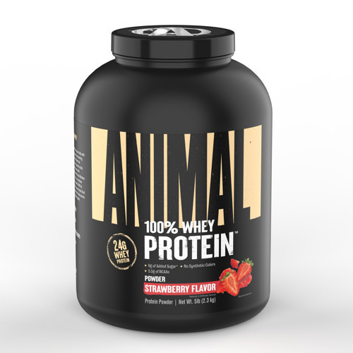Animal, 100% Whey Protein 2.3kg Çilek Aromalı