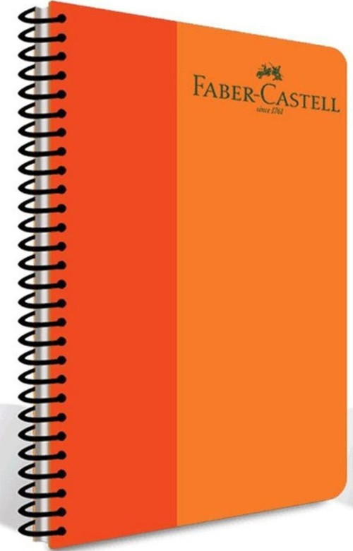 Pp Kpk Bicolor Spiralli Defter 80 Yp Kareli 5075 000128-Turuncu