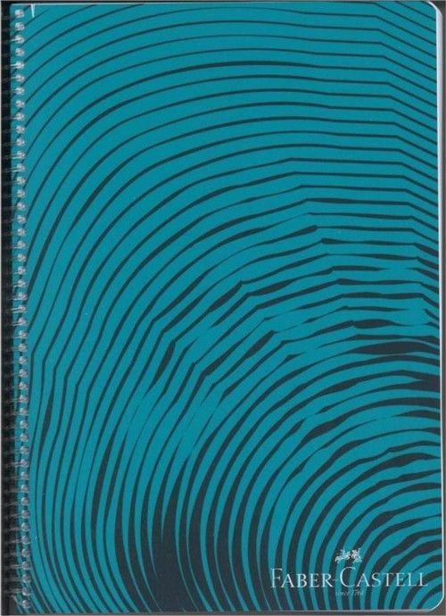 Pp Kapak Waves Spiralli Defter 80 Yp Çizgili 5075 000434-Yeşil