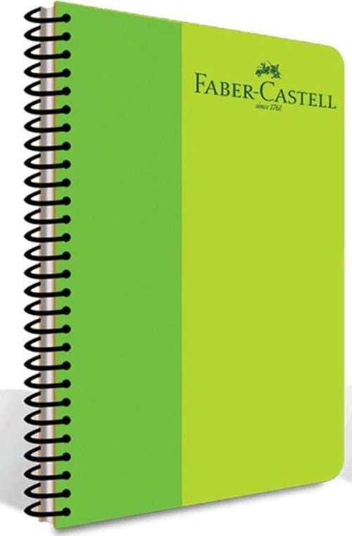 Pp Kpk Bicolor Spiralli Defter 120 Yp Kareli 5075 000134-Yeşil
