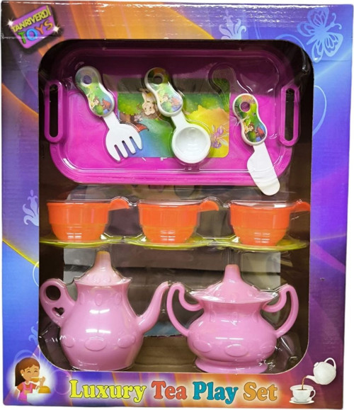 Tanrıverdi Toys Kutulu Çay Seti Smk-023-Turuncu