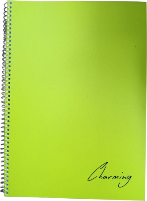A4 Pp. Kp Spiralli 72 Yp Defter Düz TOK-170-Yeşil