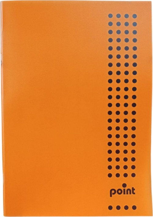 A4 Pp Kp. Dikişli 100yaprak Defter Çizgisiz-Turuncu