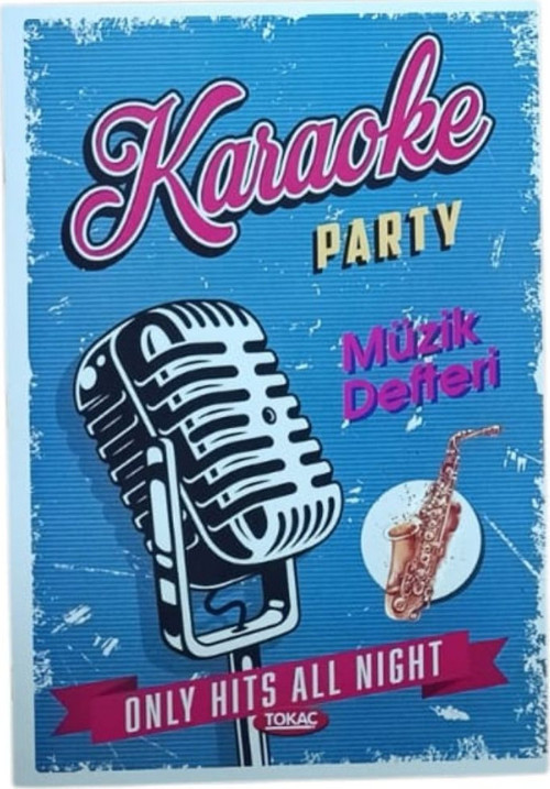 A4 Müzik Defteri Karton Kapak 40 Yp-Karaoke