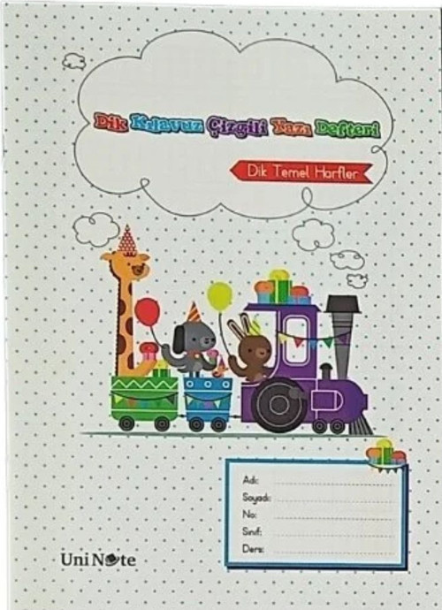 A5 Dik 40 Yp Çizgili Defter 24013-Tren