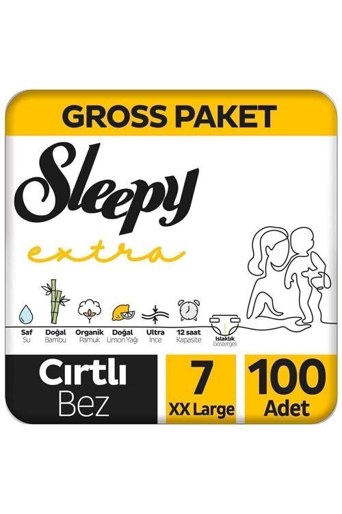 Extra Günlük Aktivite Gross Paket Bebek Bezi 7 Numara Xxlarge 100 Adet