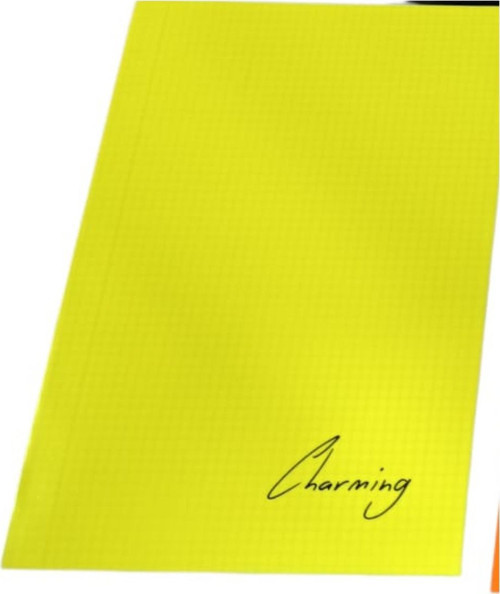 A4 PP KP Dikişli 60 Yp Kareli Defter-Sarı
