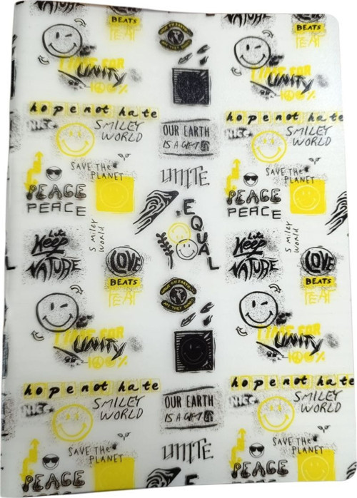 My Note Smiley 40 Yp Çizgili Defter Smiley6020-Ç-Sarı Beyaz