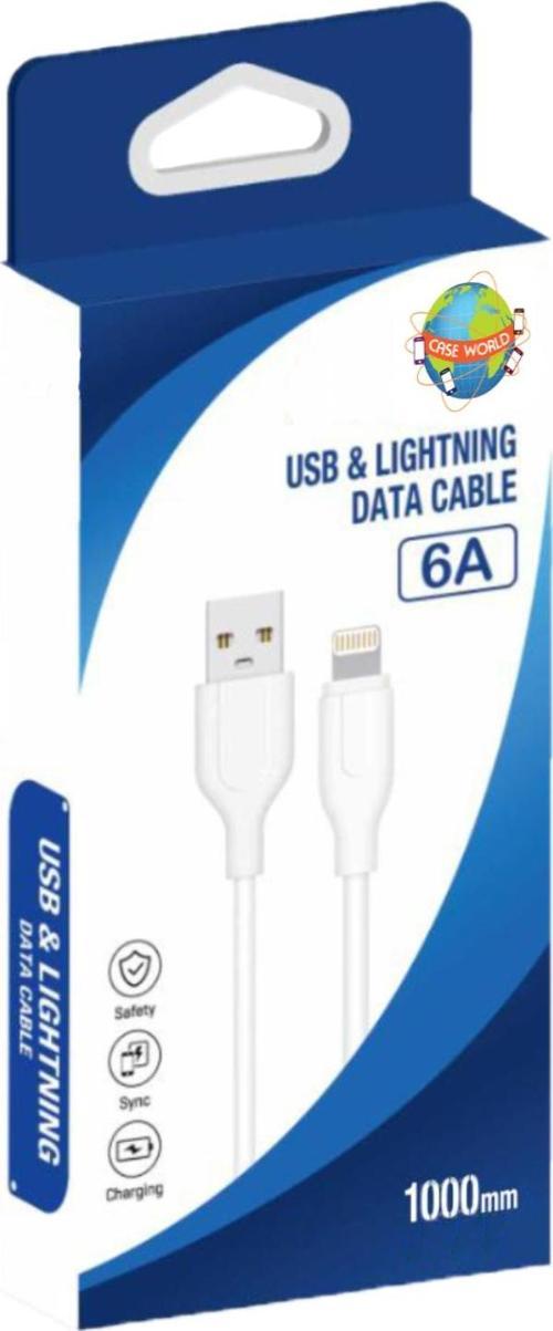 Apple iPhone Lightning 6 Amper Hızlı Şarj Ve Data Kablosu 1 Metre