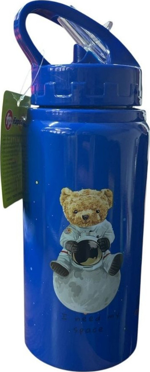 500ml Alüminyum Desenli Matara P-1902-Mavi