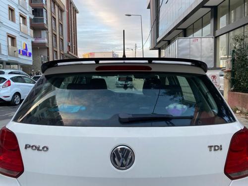 Vw Polo 6R Spoiler Bagaj Üstü  Parlak Siyah Boyalı 2009-2017
