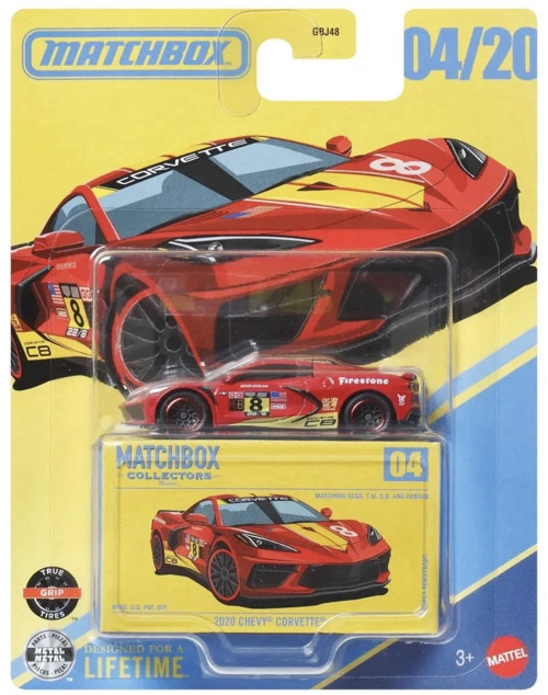 Collectors 2020 Chevy Corvette C8 04/20 Metal Model Araba Diecast