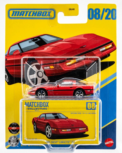 Collectors 1990 Chevy Corvette ZR1 08/20 Metal Model Araba Diecast