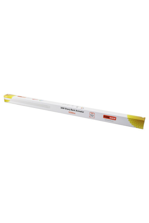 NİSALUCE EAMP-082/1 2PCS 36W - 120CM LED ETANJ BANT ARMATÜR LAMBA AMPUL BEYAZ - 6500K 3250LÜMEN MONT