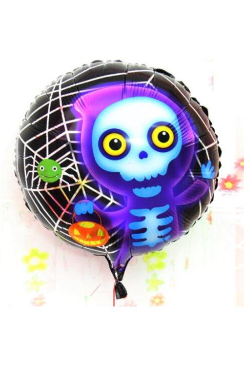 Halloween İskelet Hayalet Folyo Balon 18 inç GO-53-vice 03972