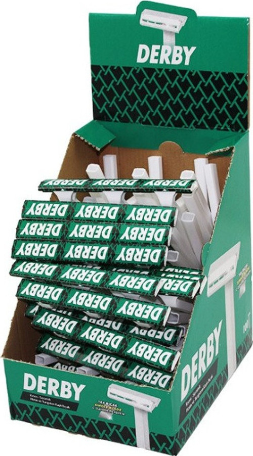 DERBY TEK BIÇAK 100PCS BANYO SAPLI JİLET GO-53-vice 02236