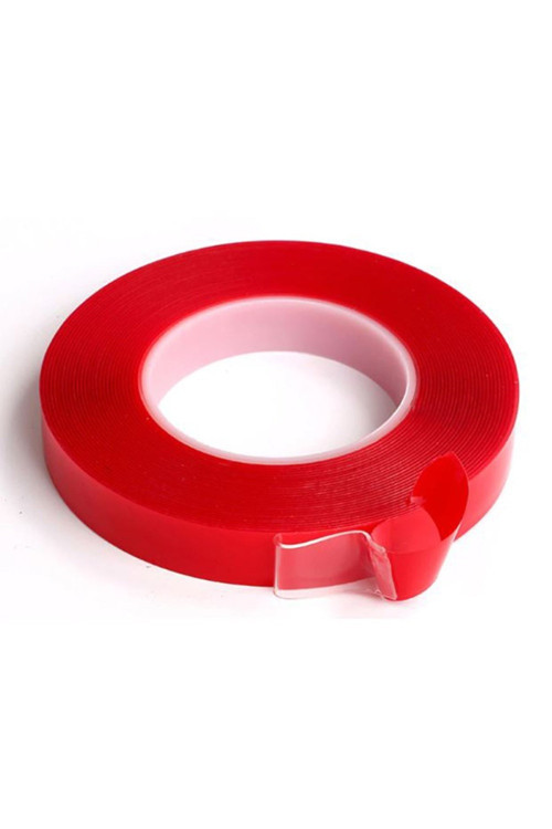 2 Metre Güçlü Yapışkanlı Çift Taraflı Slikon Pratik Şeffaf Bant GO-53-vice 03495