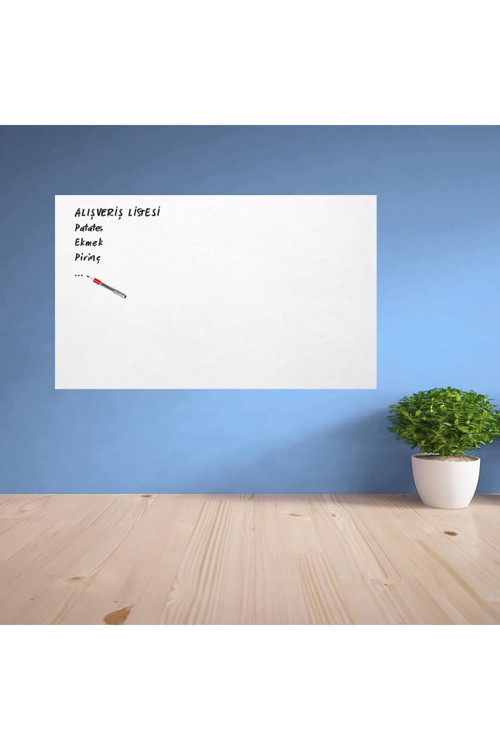 Ders Çalışma Yazı Tahtası Manyetik Duvar Stickerı 100x60 cm GO-53-vice 05002