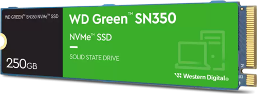 WD Blue WDS250G2G0C 250GB 2400/1500 3D NAND, NVMe PCIe M.2 SSD