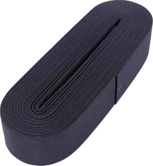 SİYAH - 4CM PAÇA LASTİK YASSI GENİŞ 10MT. GO-53-vice 04922