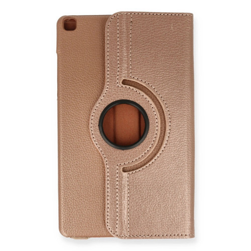 Samsung Galaxy Tab A9 Plus Kılıf 360 Tablet Deri Kılıf - Rose Gold